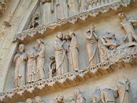 Reims - Cathedrale - Porche nord, Portail des Saints (07)